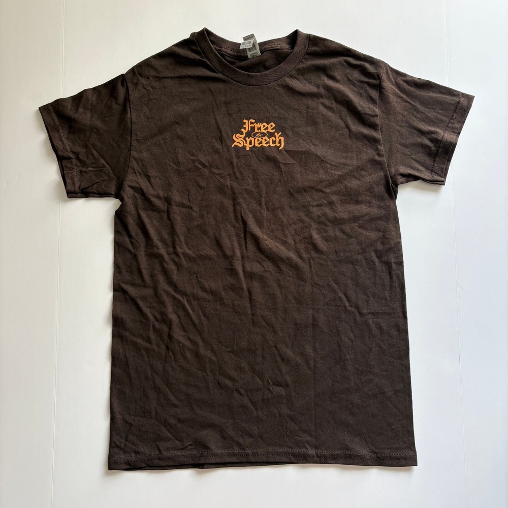 Free the Speech Ephesians 5:11 Bible Verse Shirt Brown S